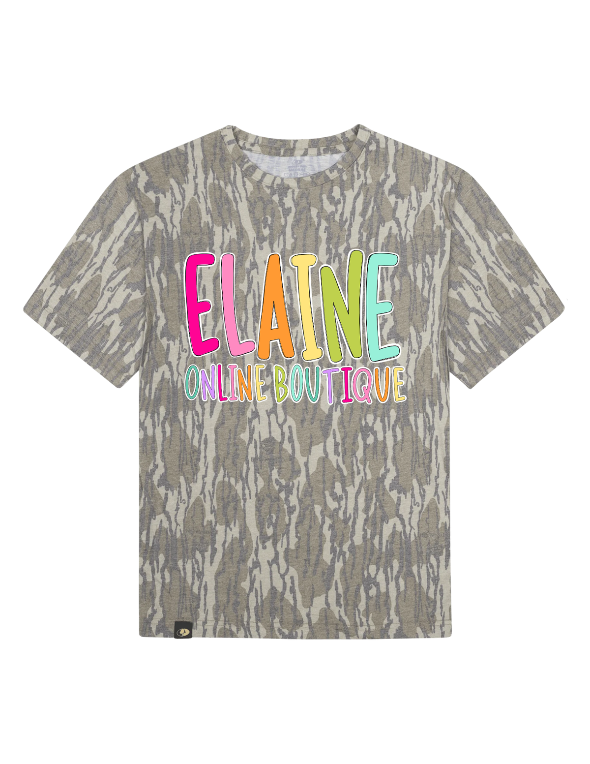 Mossy Oak Bottomland Camo Logo Tees
