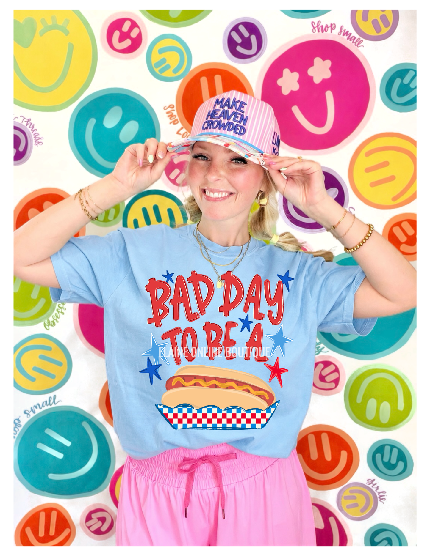 Bad Day to be a Hot Dog Comfort Color Short Sleeve