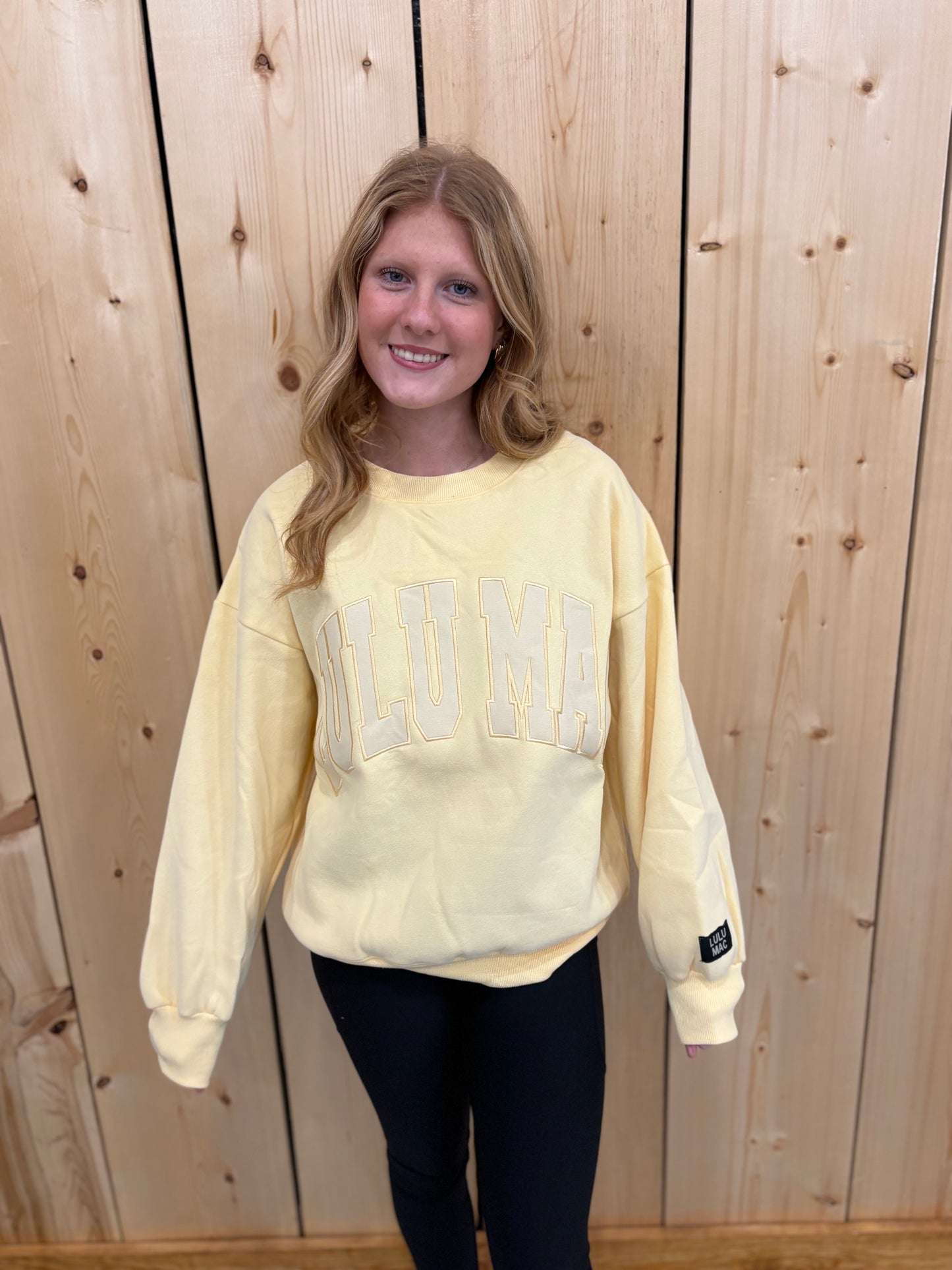 LULU MAC Mono Butter Sweatshirt