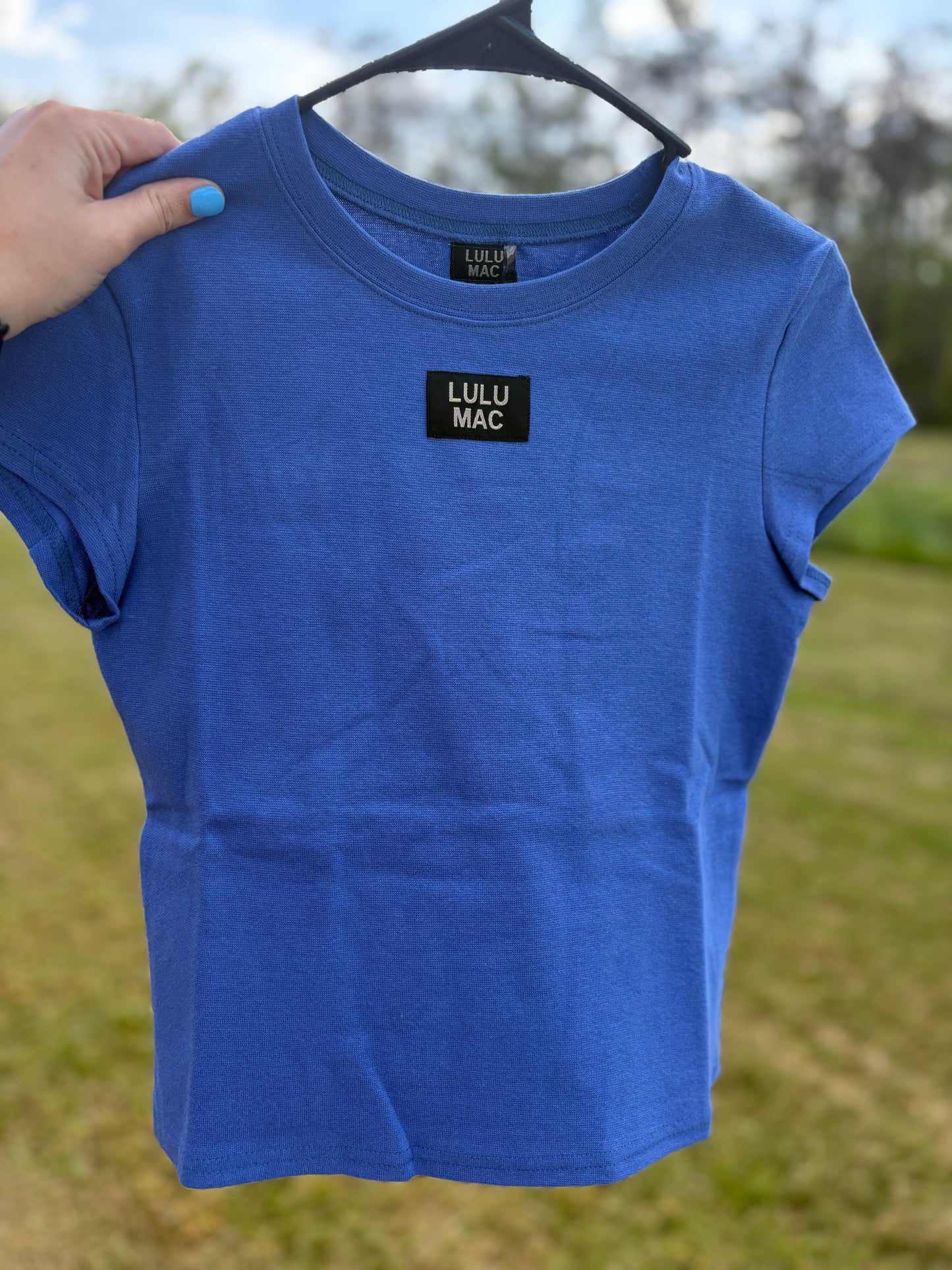 LULU MAC Baby Doll Top Royal