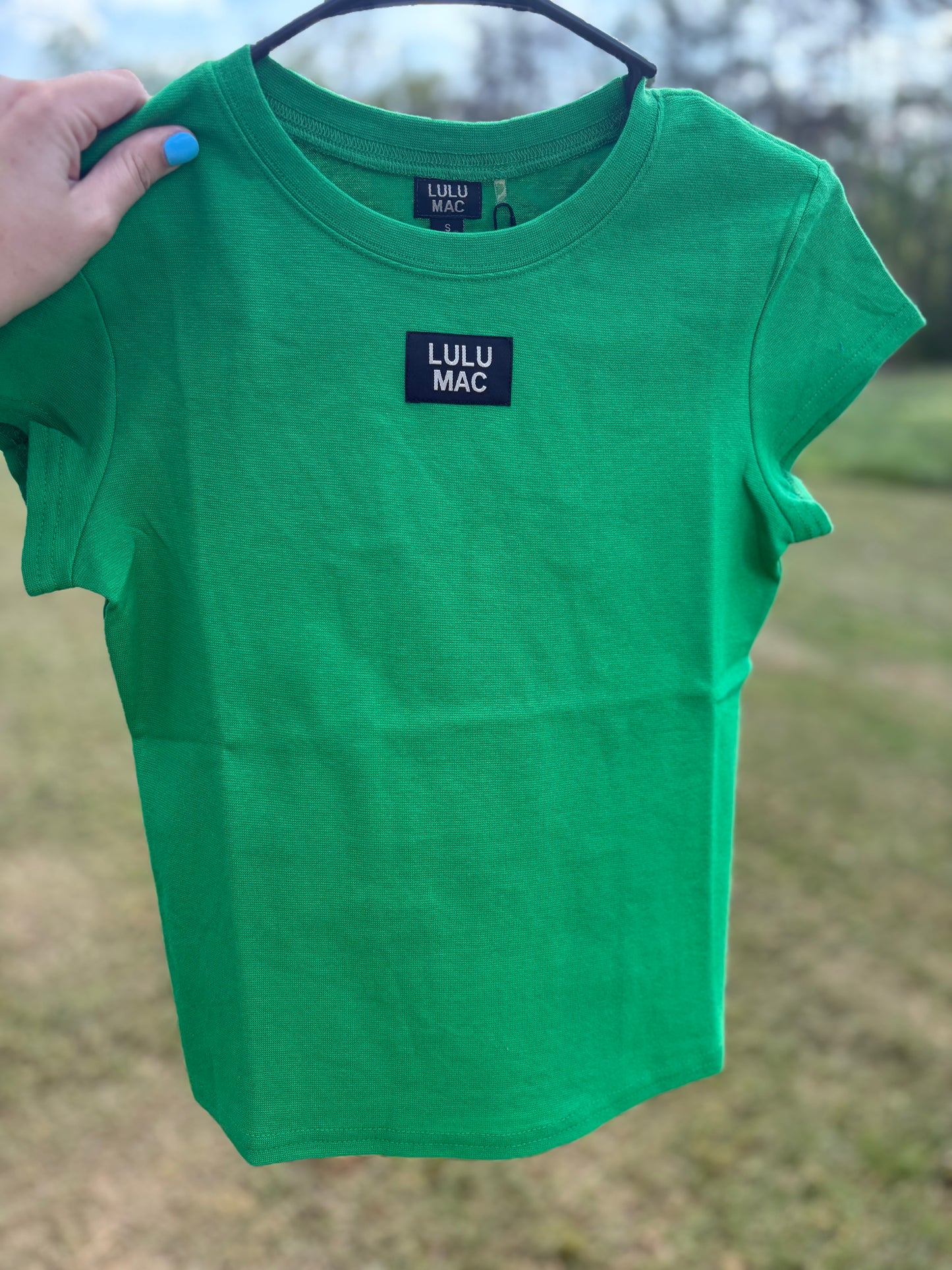 LULU MAC Baby Doll Top Green