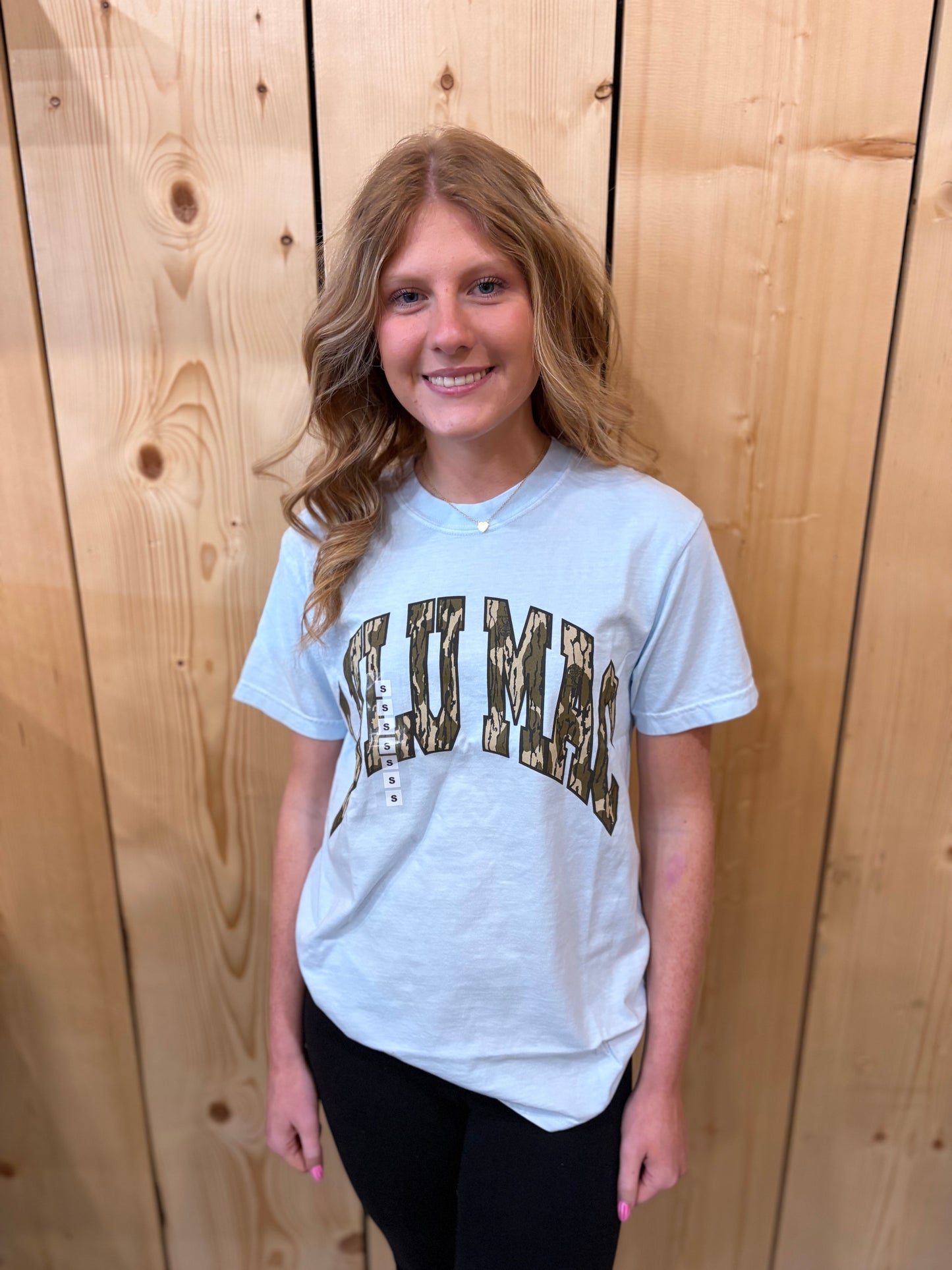 LULU MAC Chambray CC Camo Tee