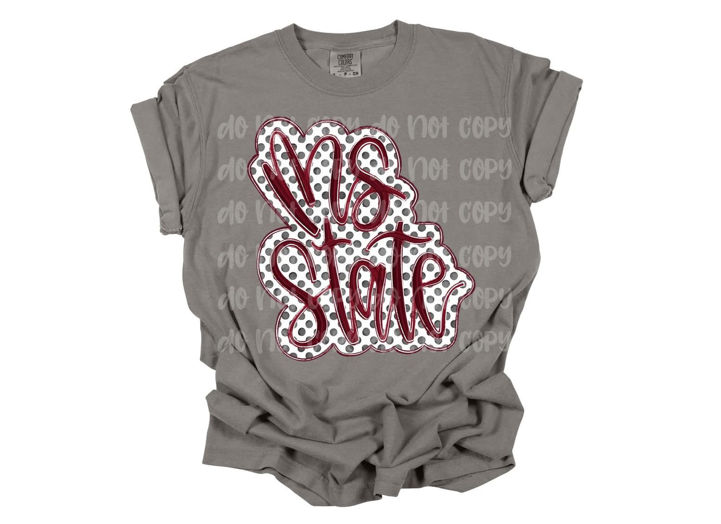 Ole Miss & MS State Comfort Color Tees