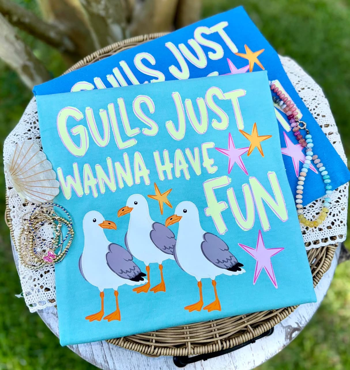Gulls Just Wanna Have Fun Comfort Color Short Sleeve