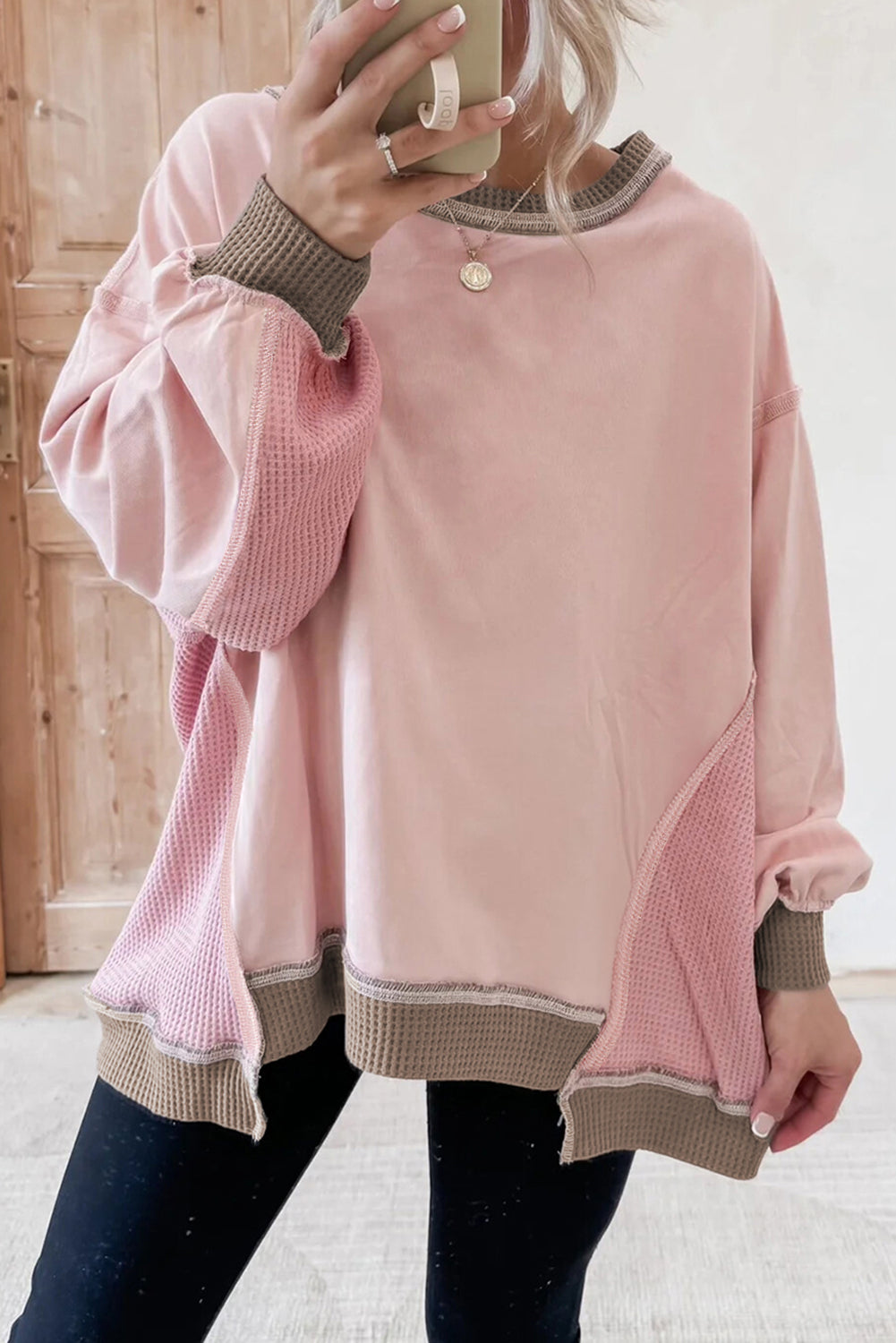 PRE-ORDER Light Pink Oversize Sweatshirt