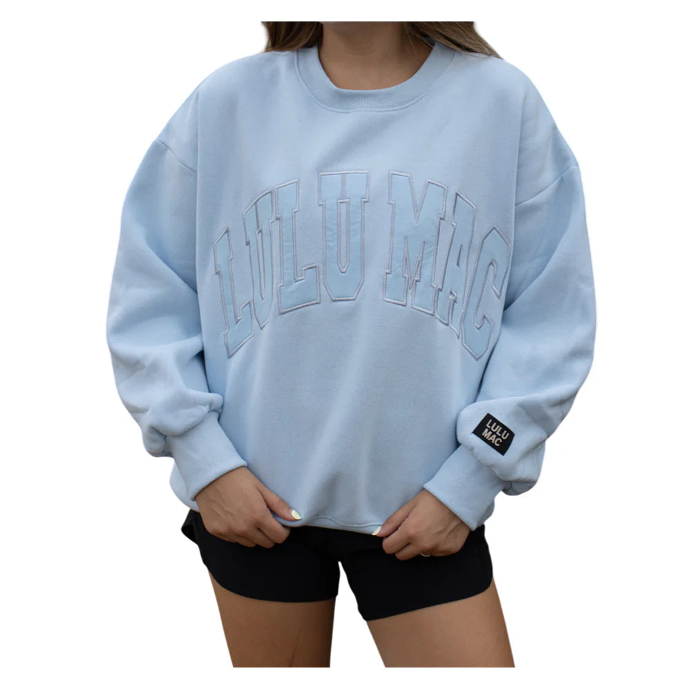 LULU MAC Mono Light Blue Sweatshirt