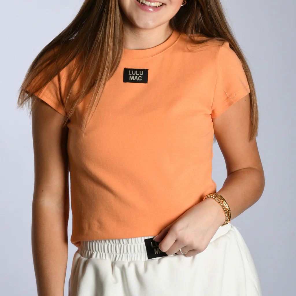LULU MAC Baby Doll Top Cantaloupe