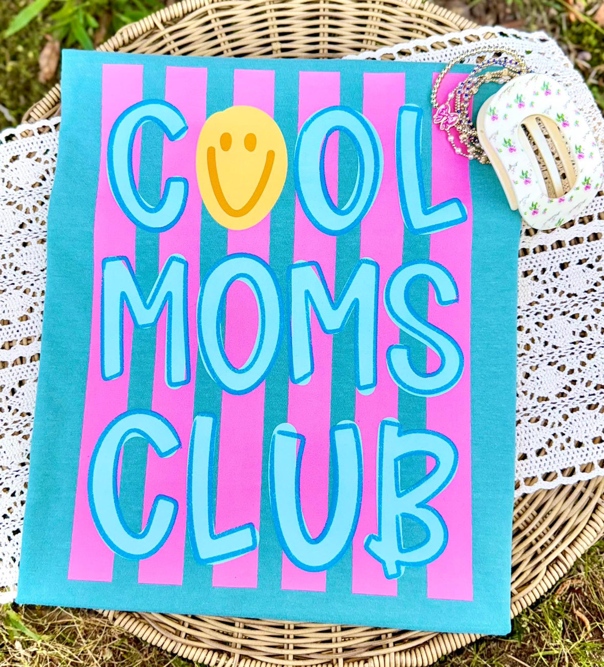Cool Moms Club Comfort Color Short Sleeve