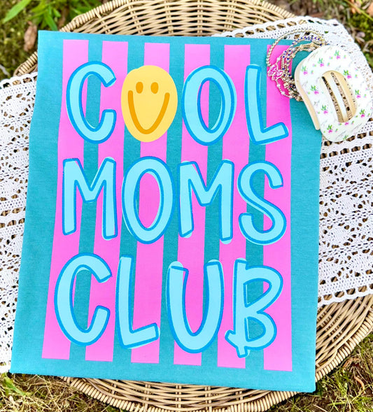 Cool Moms Club Comfort Color Short Sleeve