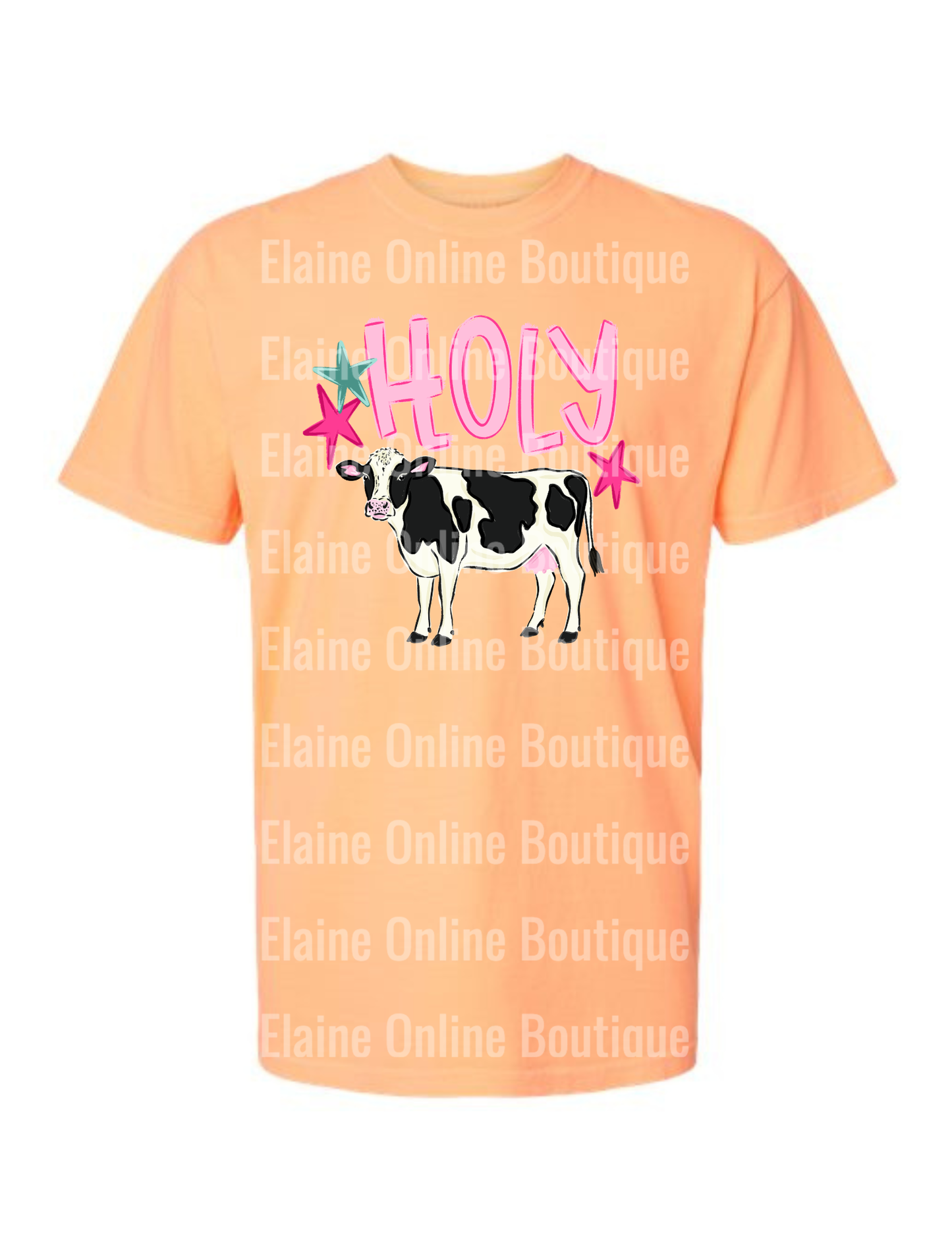 Holy Cow Comfort Color Short Sleeve