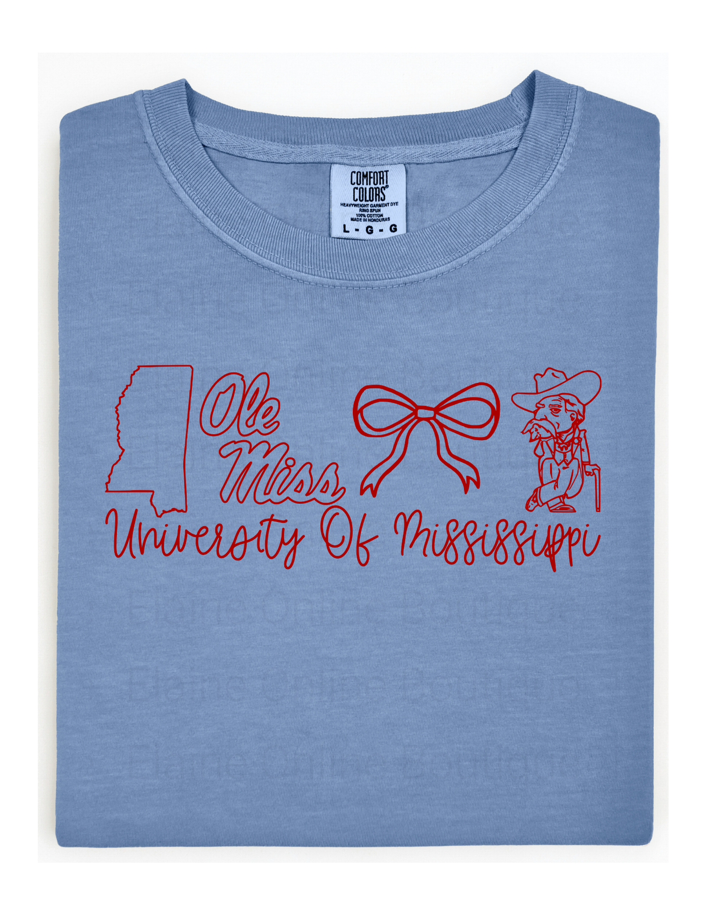 University of Mississippi (Ole Miss) Comfort Color Short Sleeve