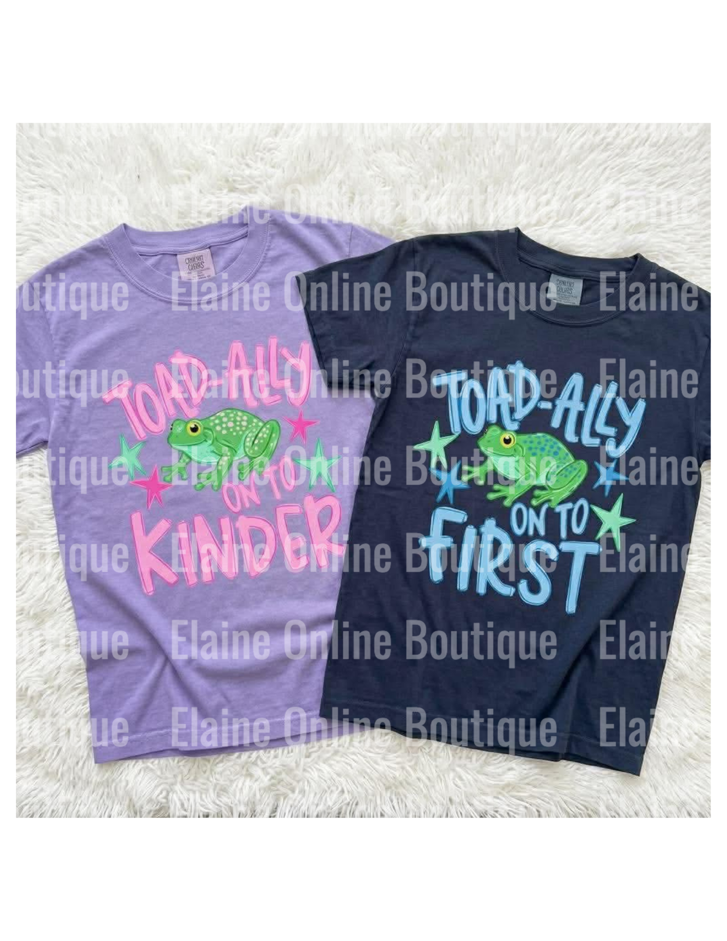 Toad-ally on to *grade*/ Toad-ally the End of the Year Comfort Color Short Sleeve