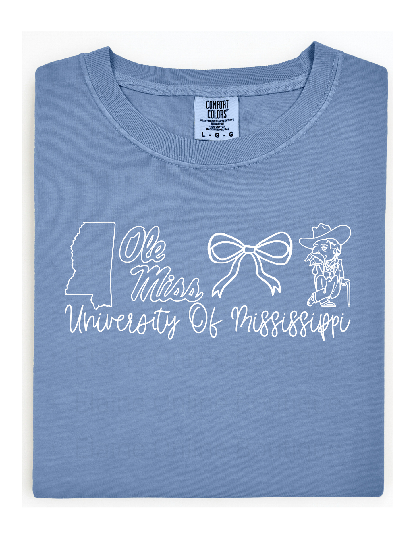 University of Mississippi (Ole Miss) Comfort Color Short Sleeve