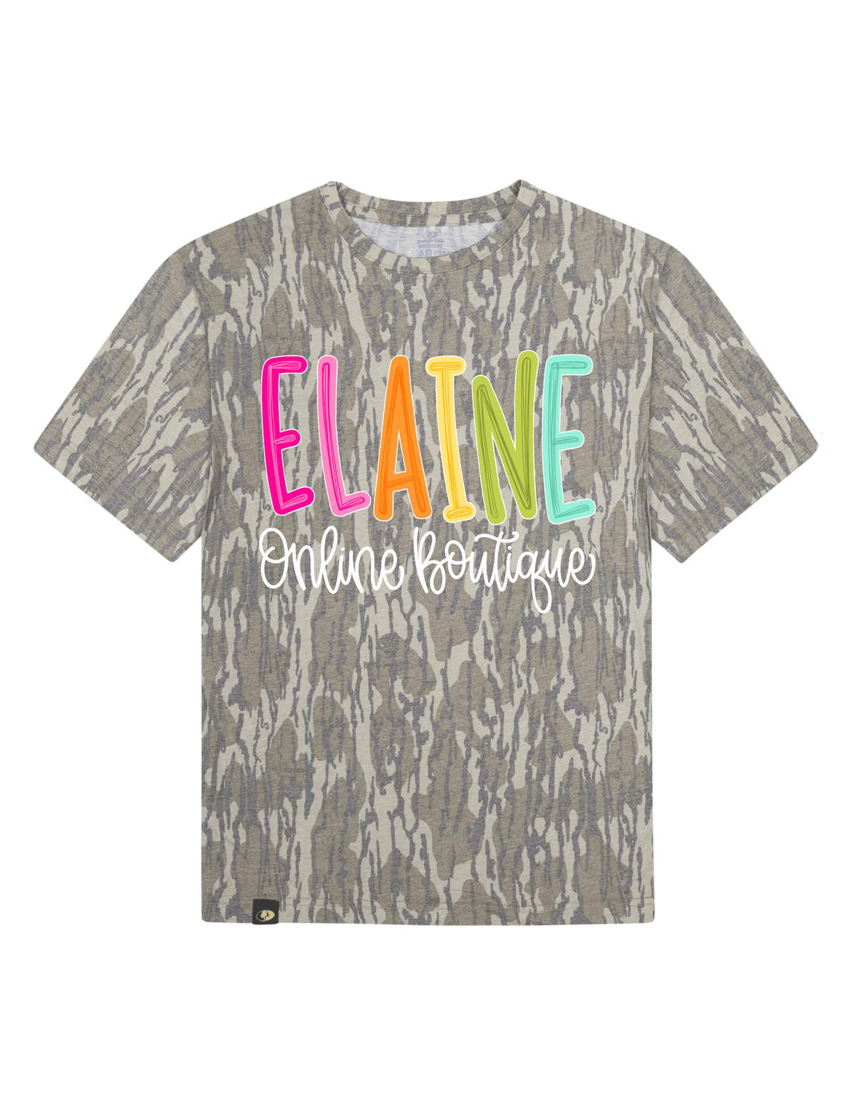 Mossy Oak Bottomland Camo Logo Tees