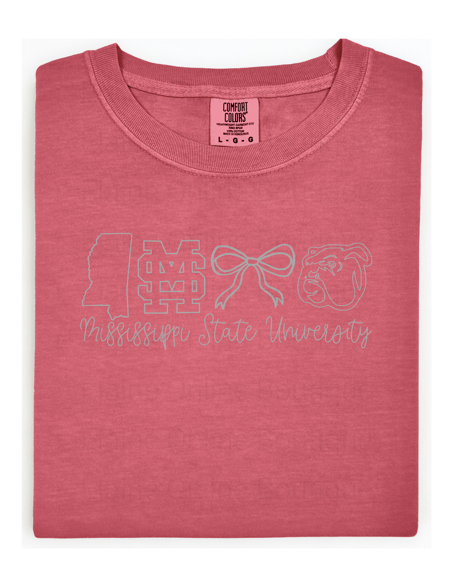 Mississippi State University Comfort Color Short Sleeve