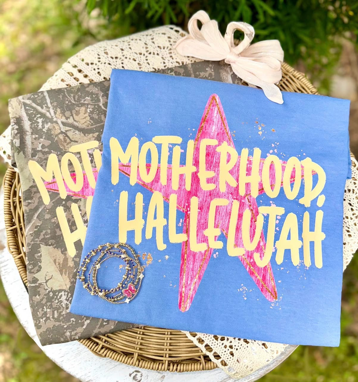 Everything or Motherhood Hallelujah Comfort Color Short Sleeve