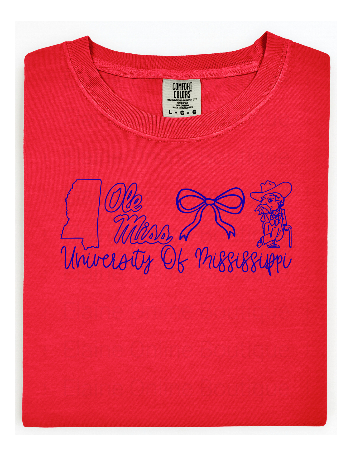 University of Mississippi (Ole Miss) Comfort Color Short Sleeve