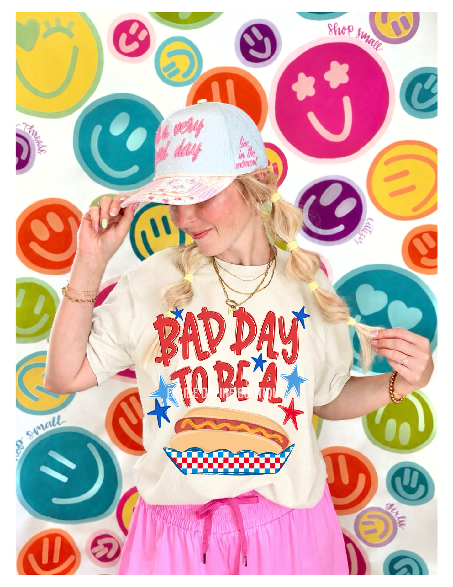Bad Day to be a Hot Dog Comfort Color Short Sleeve