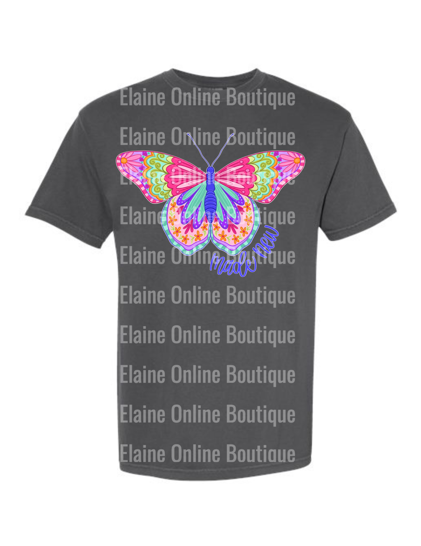 Made New Butterfly Comfort Color Short Sleeve