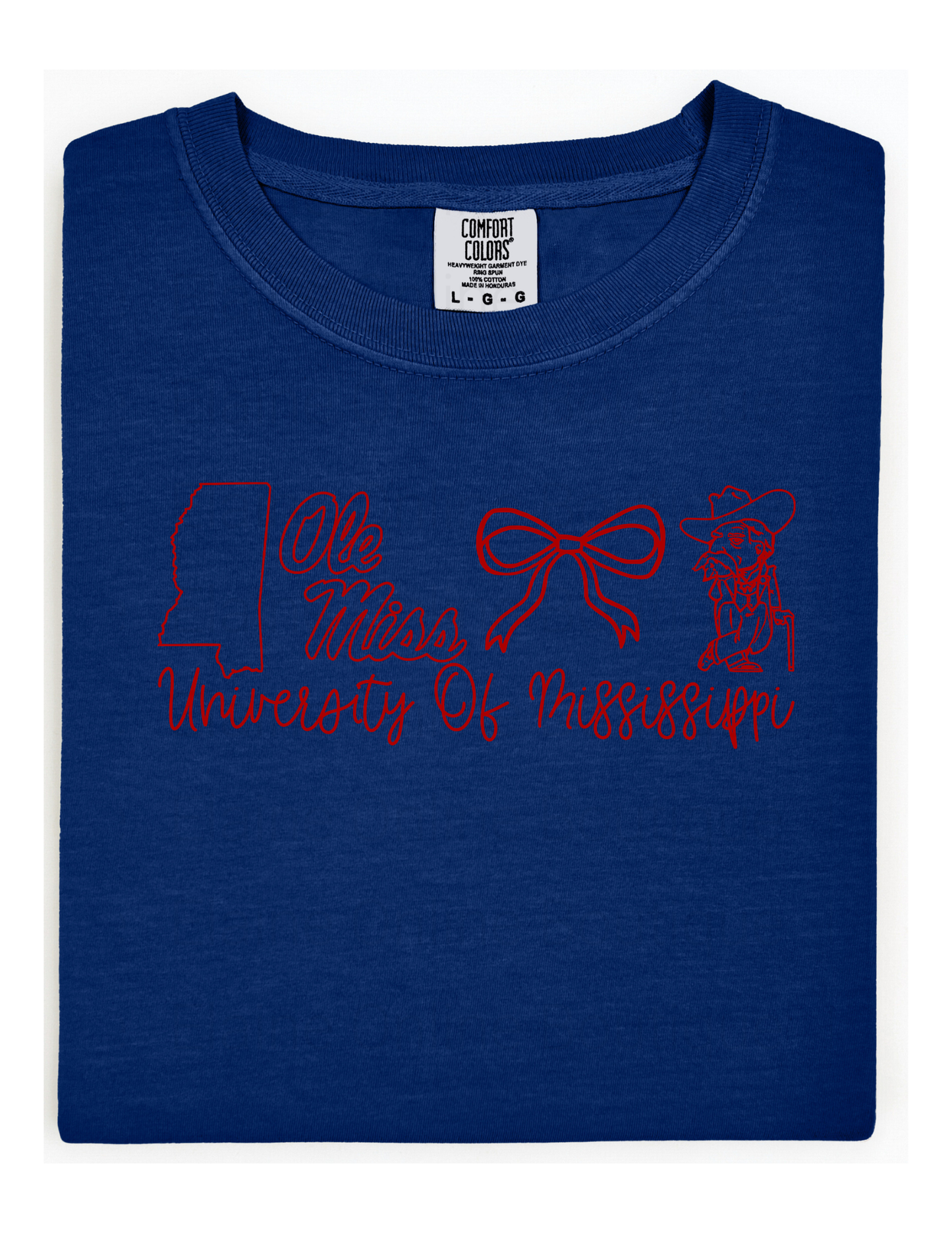 University of Mississippi (Ole Miss) Comfort Color Short Sleeve