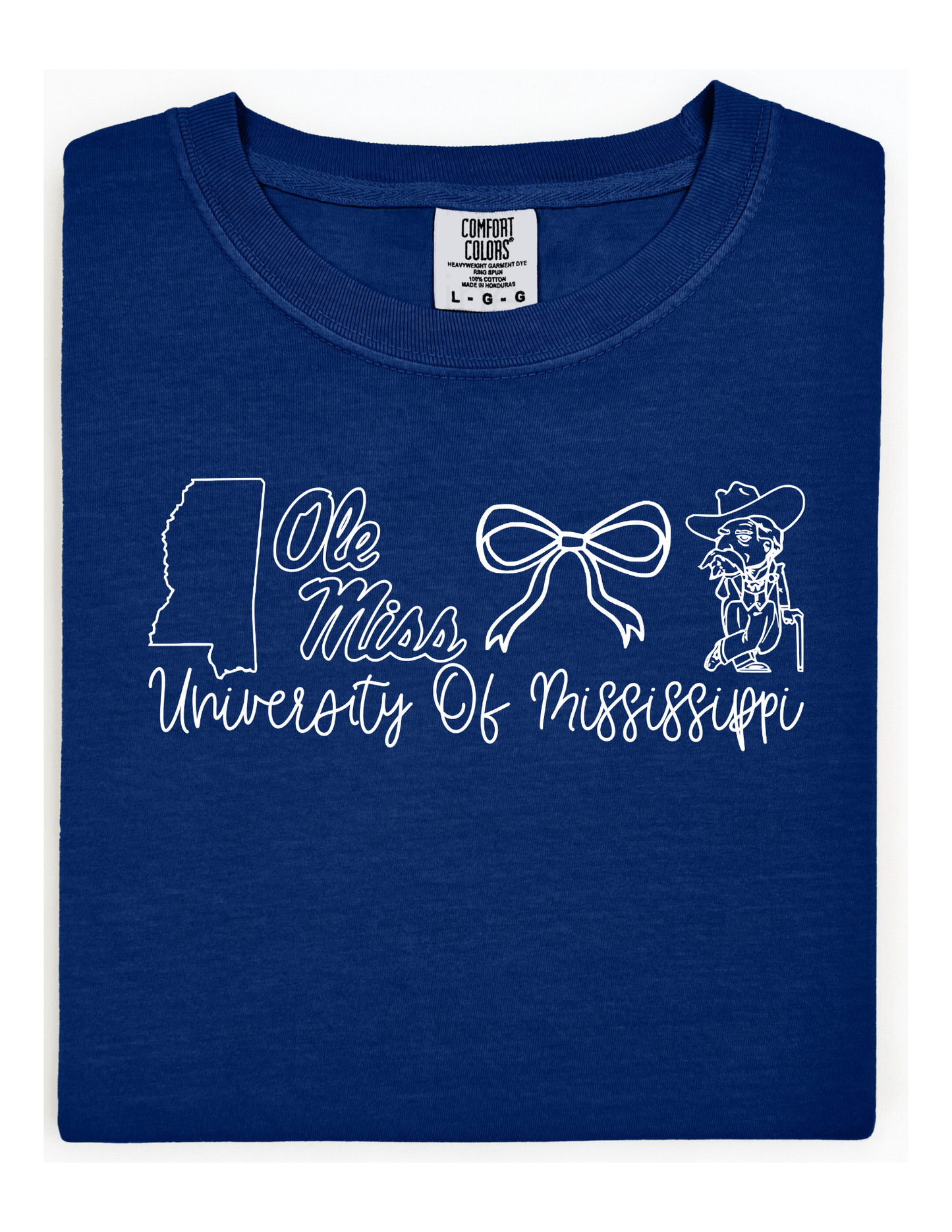 University of Mississippi (Ole Miss) Comfort Color Short Sleeve