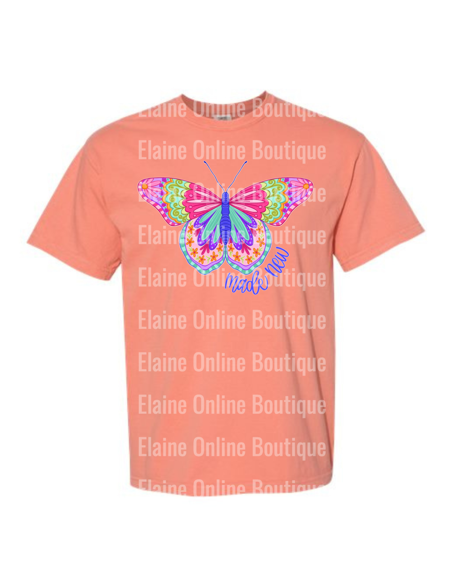 Made New Butterfly Comfort Color Short Sleeve