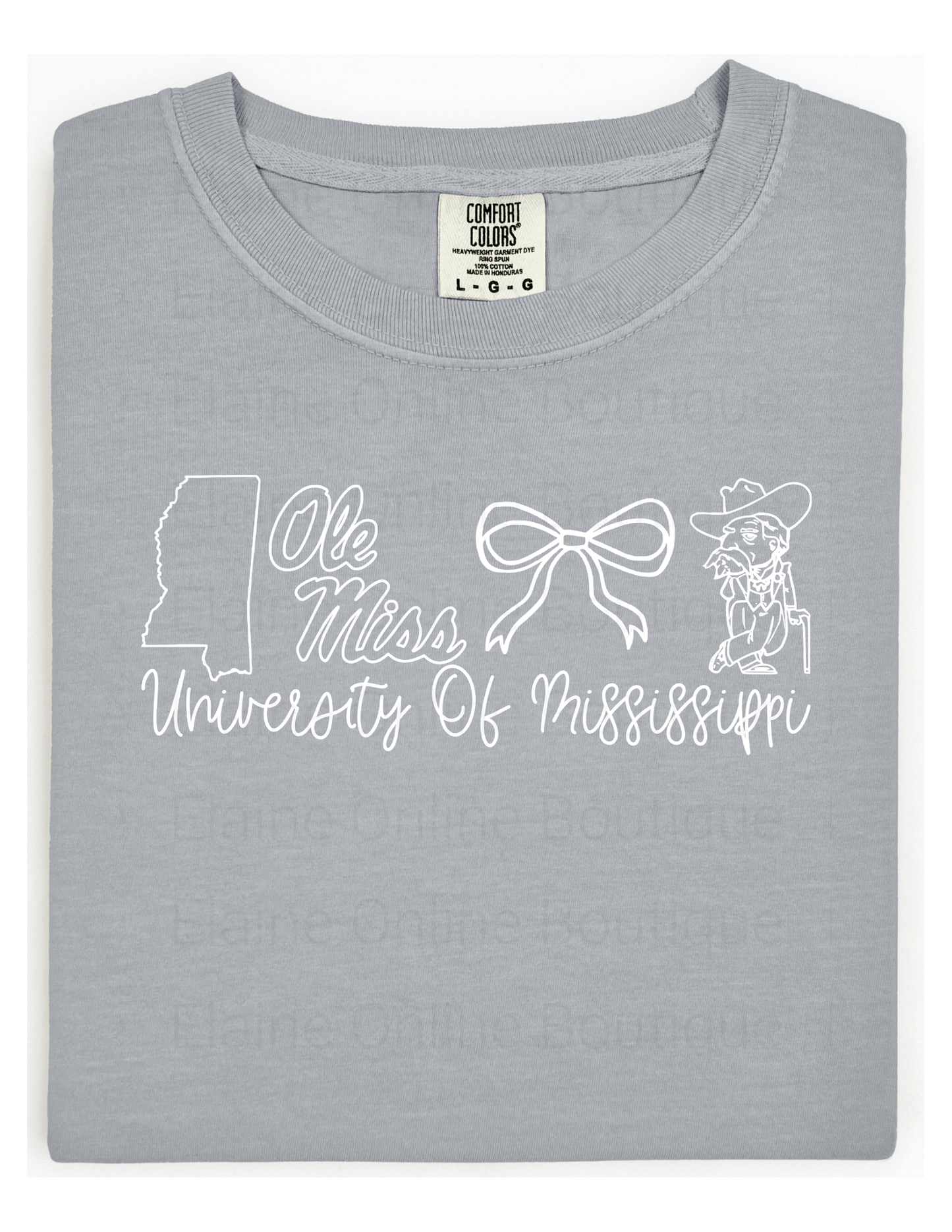 University of Mississippi (Ole Miss) Comfort Color Short Sleeve