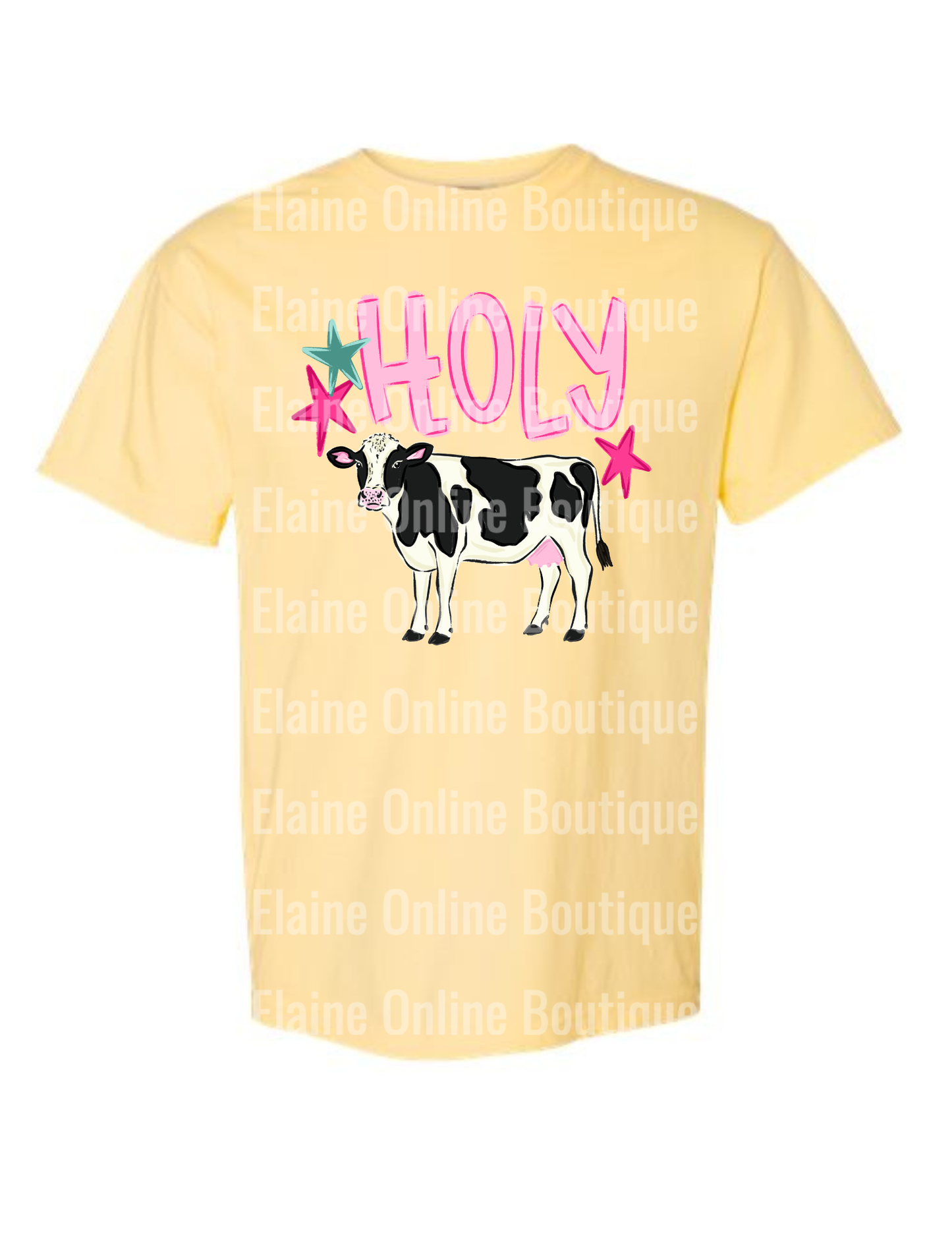 Holy Cow Comfort Color Short Sleeve