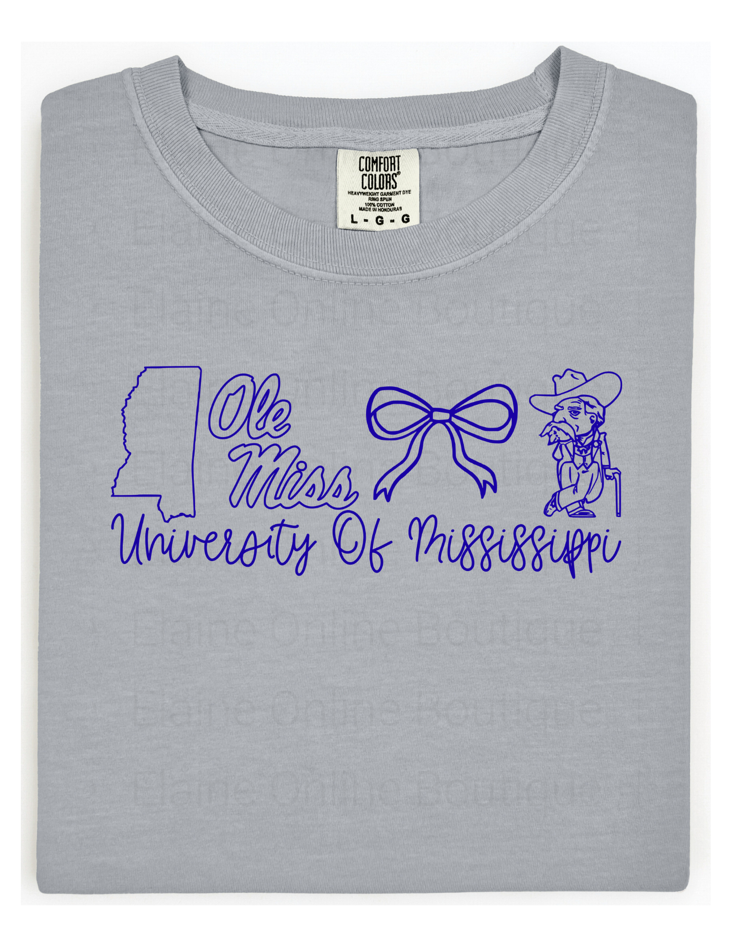 University of Mississippi (Ole Miss) Comfort Color Short Sleeve