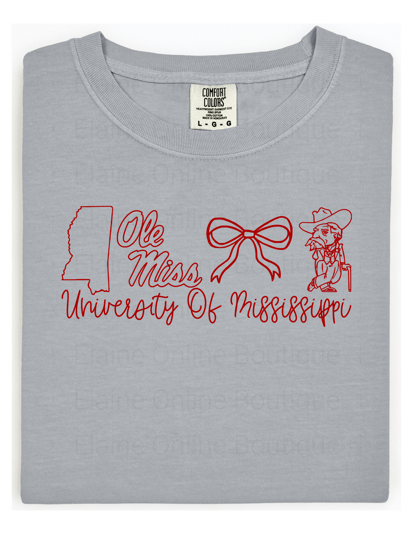 University of Mississippi (Ole Miss) Comfort Color Short Sleeve