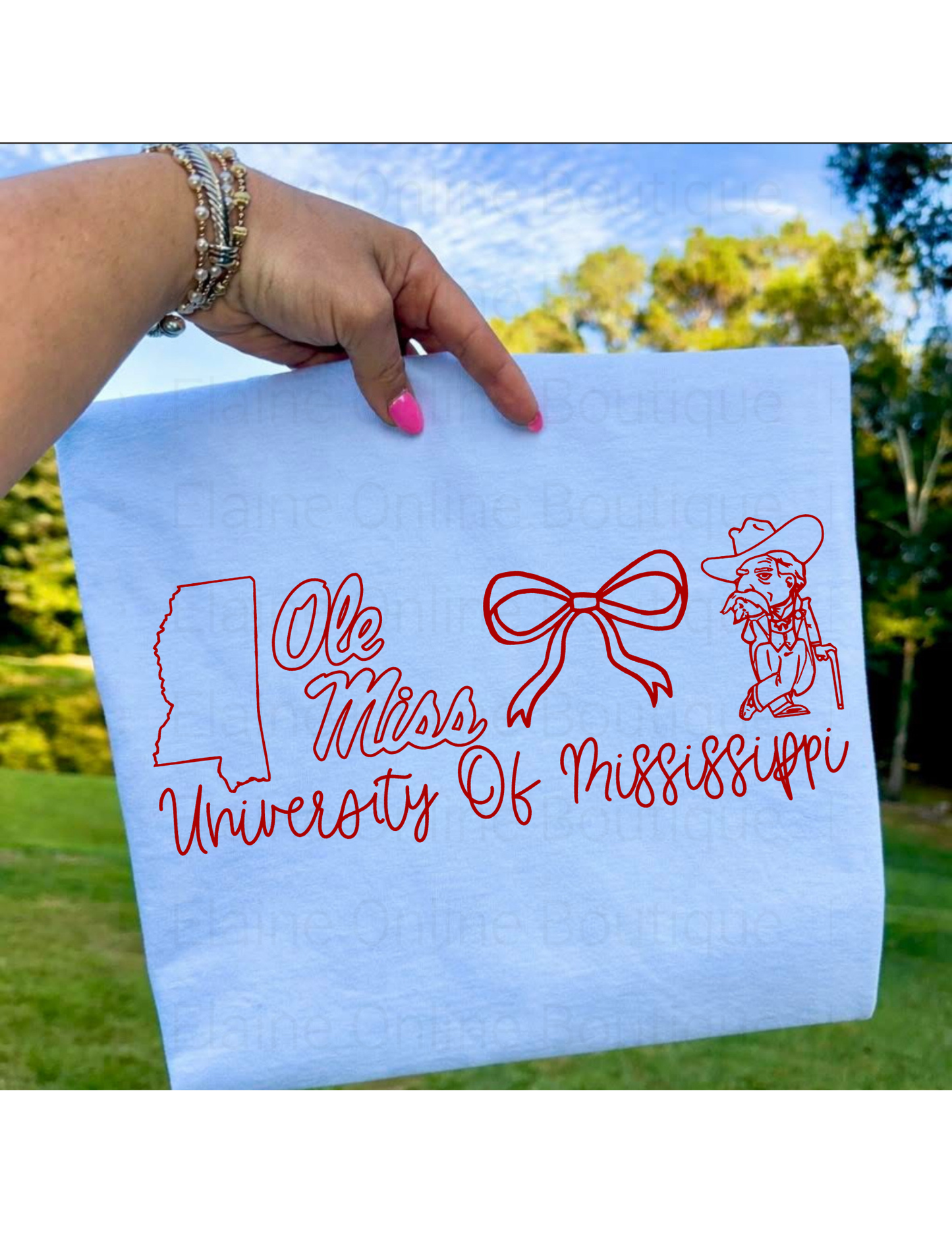 University of Mississippi (Ole Miss) Comfort Color Short Sleeve