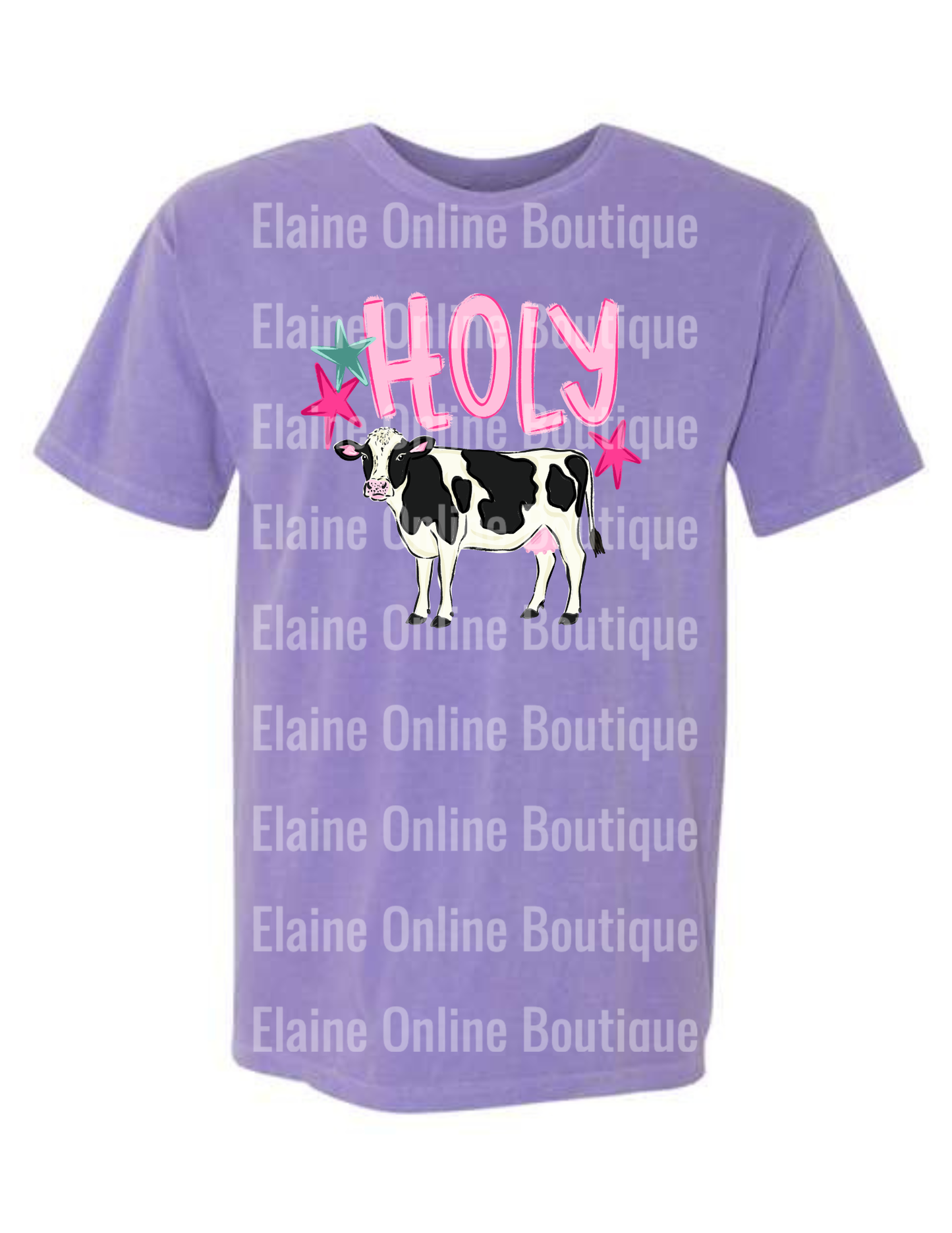Holy Cow Comfort Color Short Sleeve