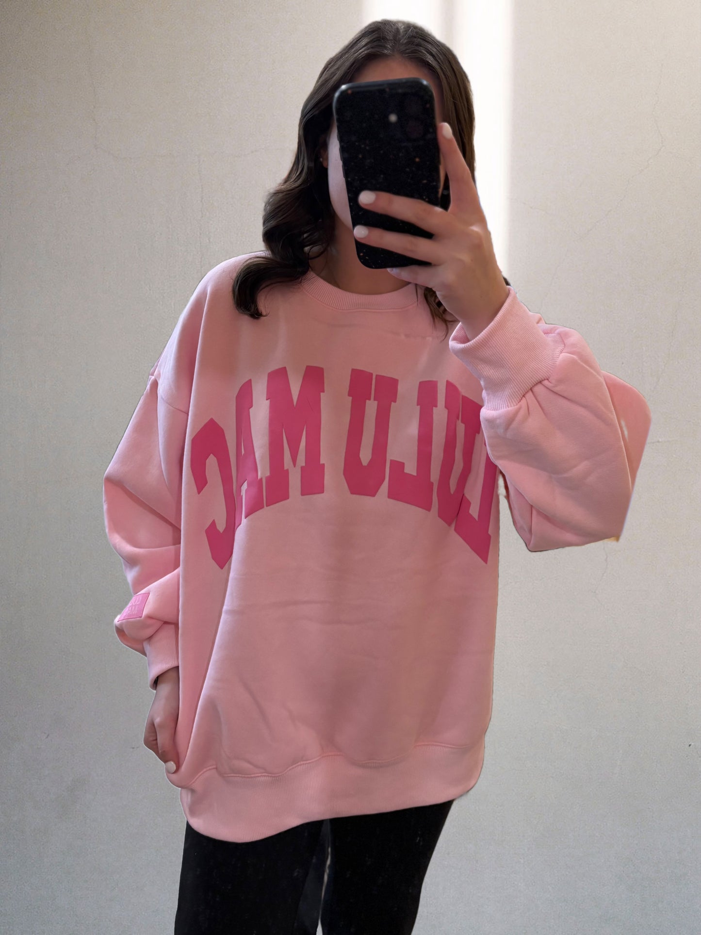 LULU MAC Light Pink/Pink Puff Sweatshirt