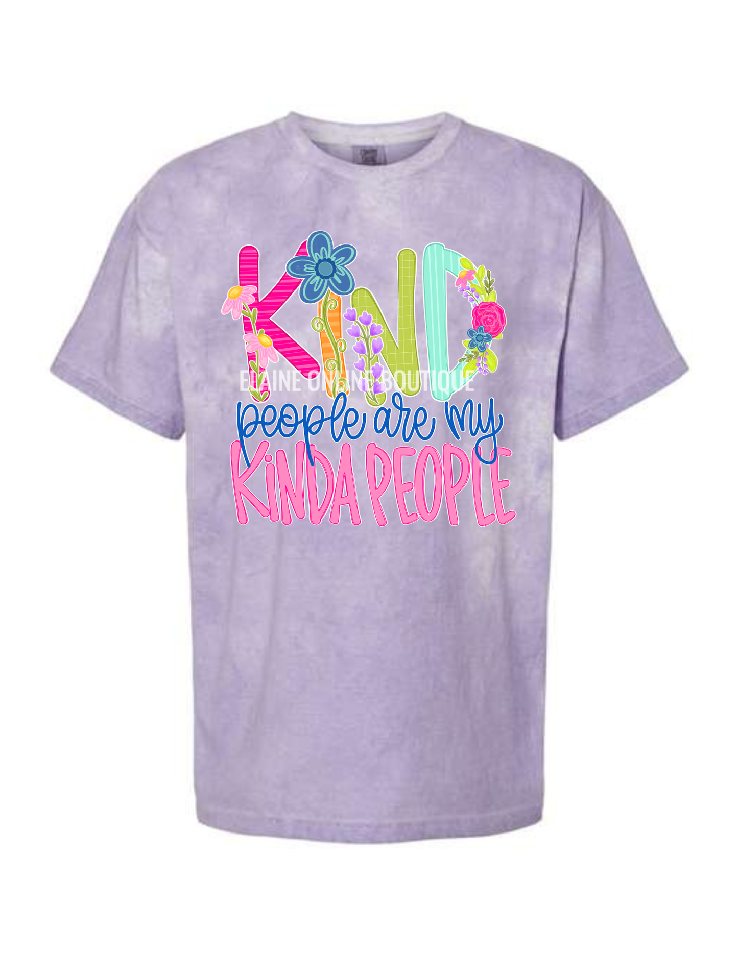 Always Be Kind/Kind People are my Kinda People Comfort Color Colorblast Short Sleeve