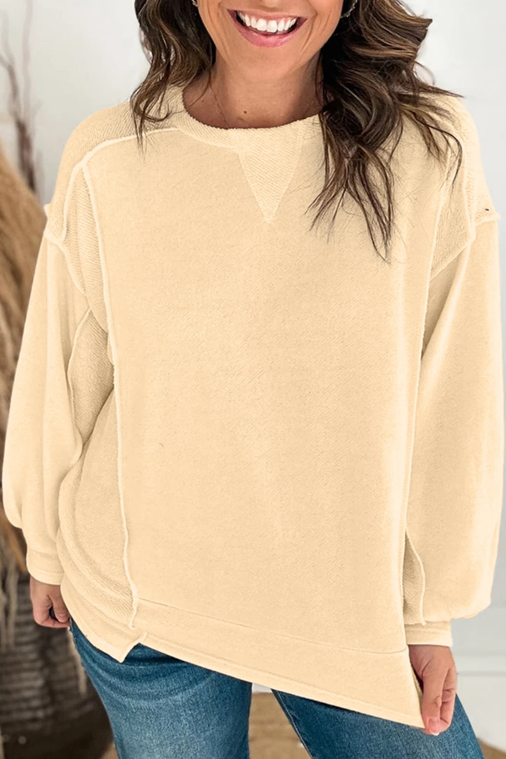 PRE-ORDER Beige Comfy Pullover