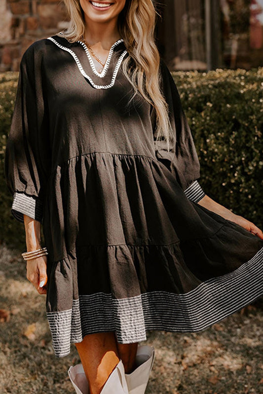 PRE-ORDER Black Make You Mine Dress