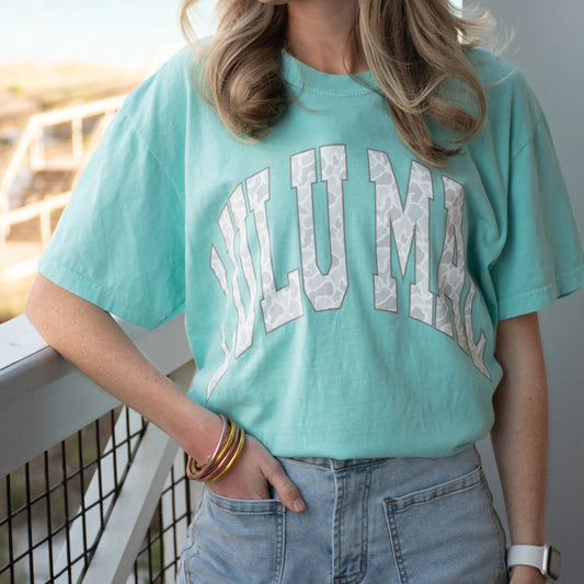 LULU MAC Chalky Mint Camo CC Tee