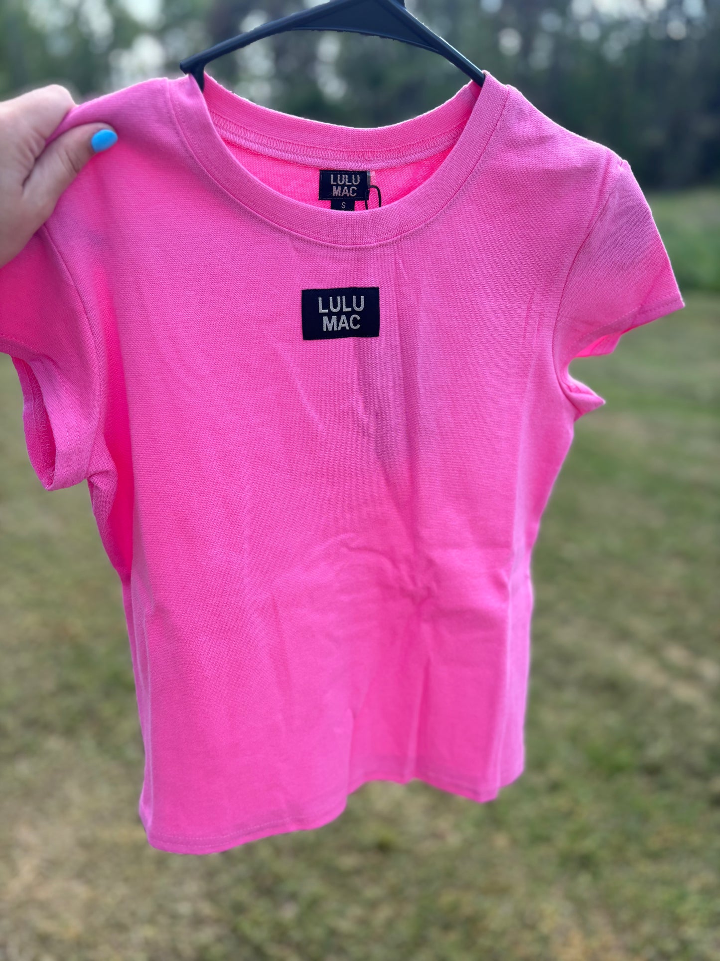 LULU MAC Baby Doll Top Bubblegum