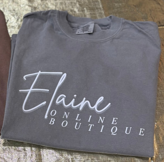 Gray Comfort Color Logo Tee