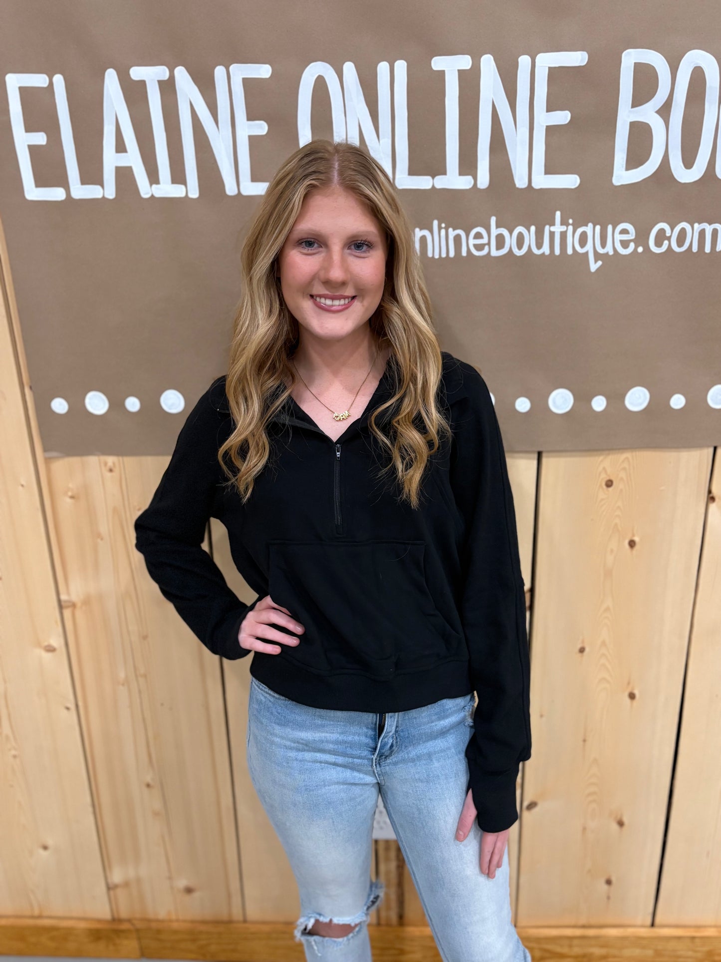 Classic Black Pullover