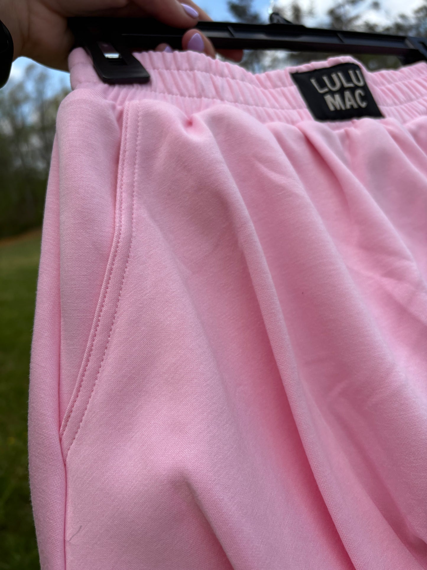 LULU MAC Light Pink Bubble Skirt w/ built in shorts