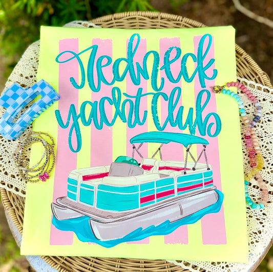 Redneck Yacht Club Comfort Color Short Sleeve