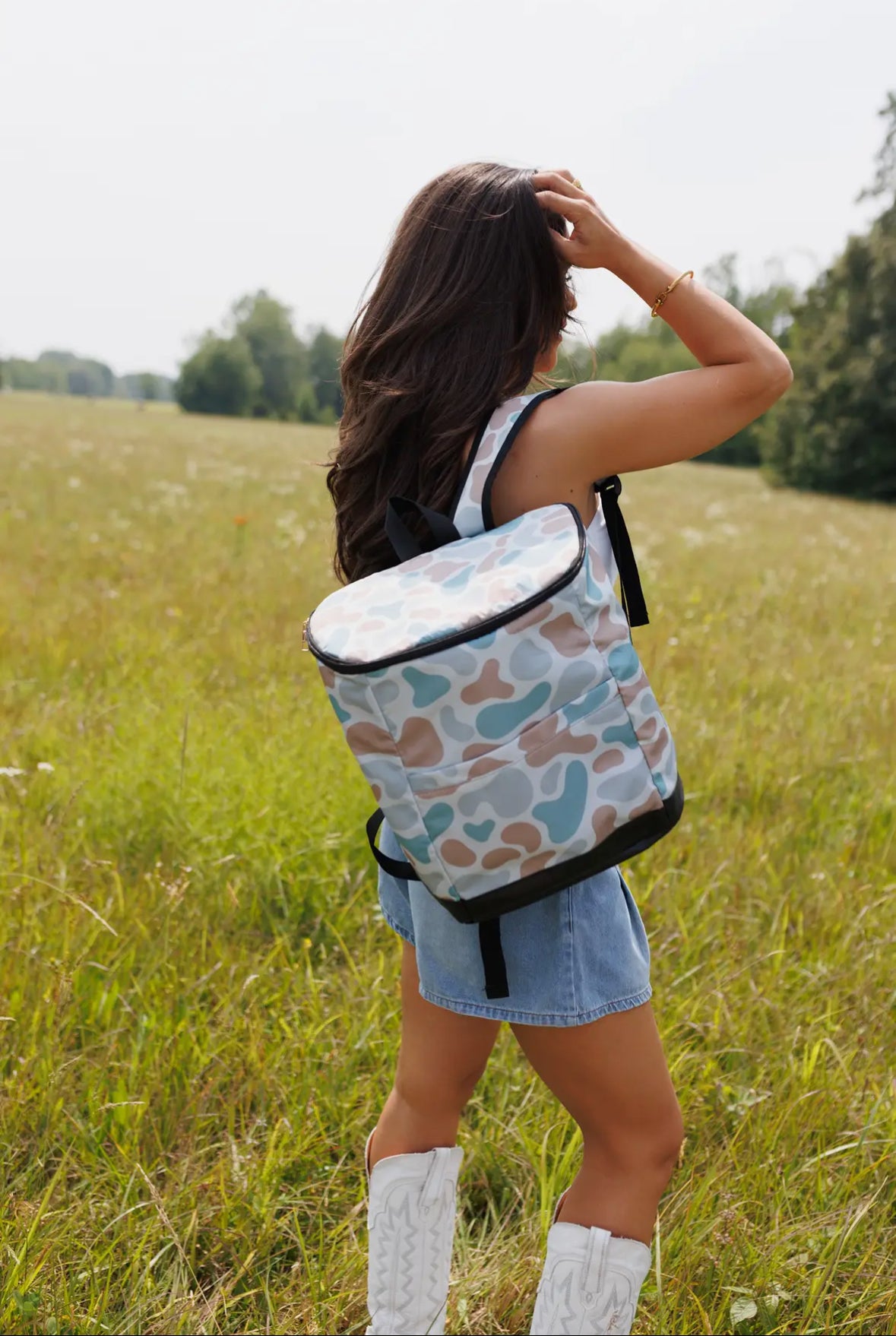 Camo Insulated Backpack Cooler