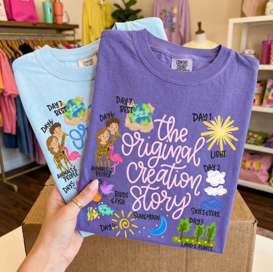 The Creation Story Comfort Color Short Sleeve