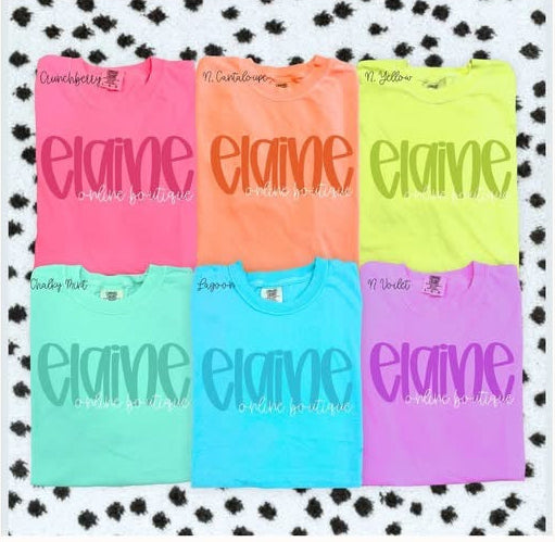 Brights Comfort Color Short Sleeve