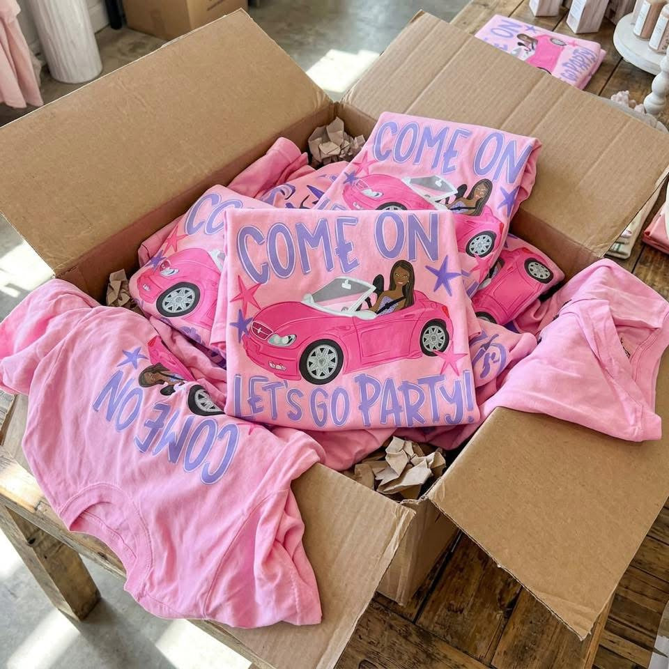 Come On Barbie, Let's Go Party Comfort Color Short Sleeve