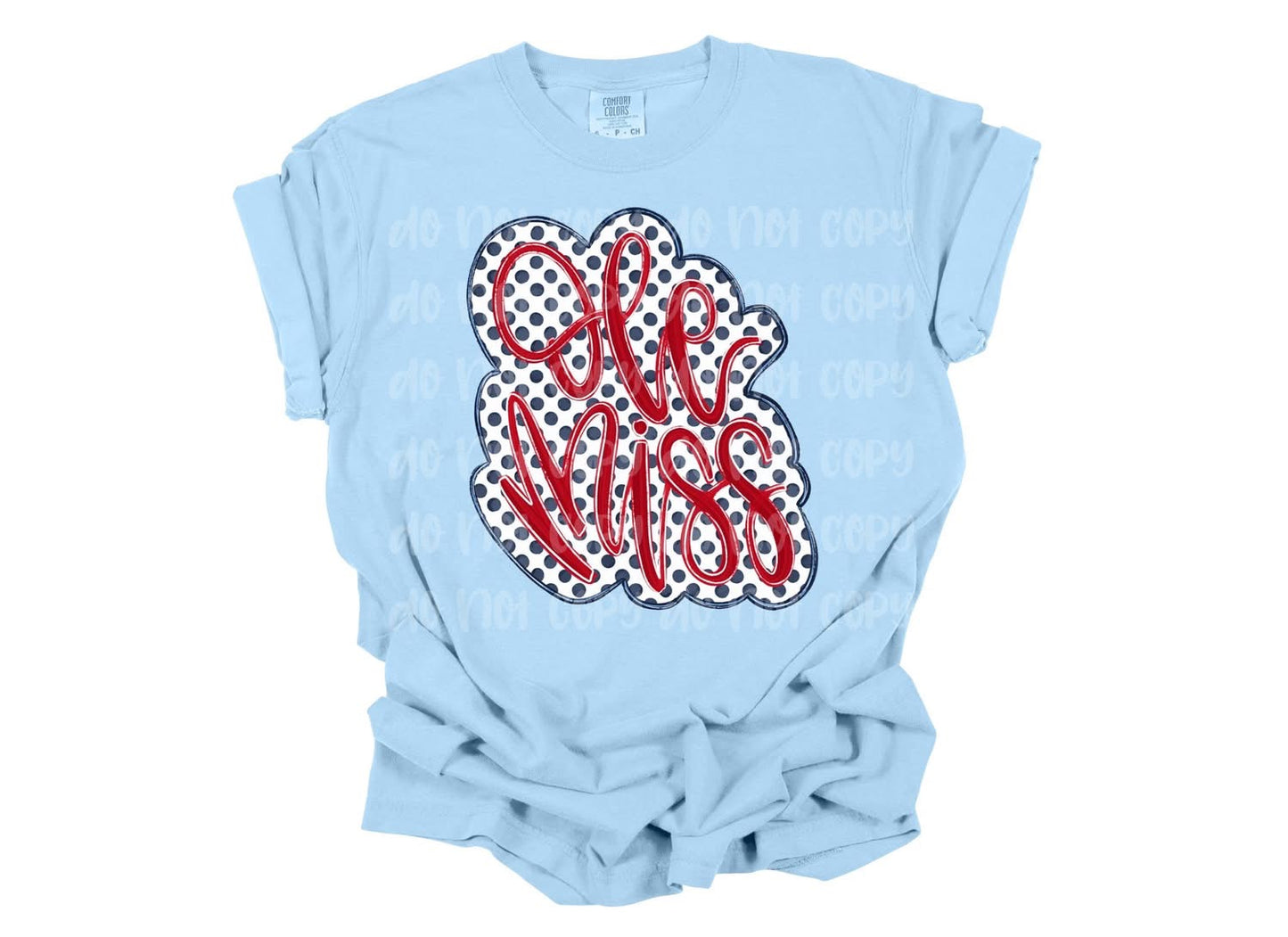 Ole Miss & MS State Comfort Color Tees