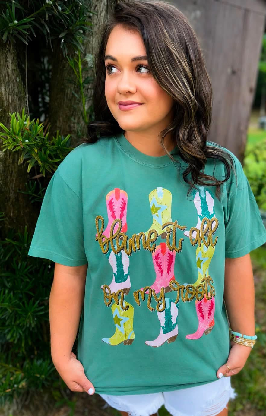 Blame it all on my Roots Comfort Color Short Sleeve