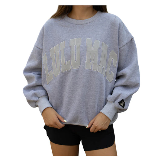 LULU MAC Mono Light Grey Sweatshirt