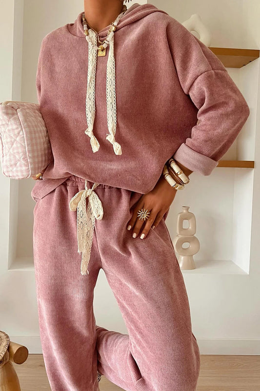 PRE-ORDER Rose Me Pink Corduroy Set